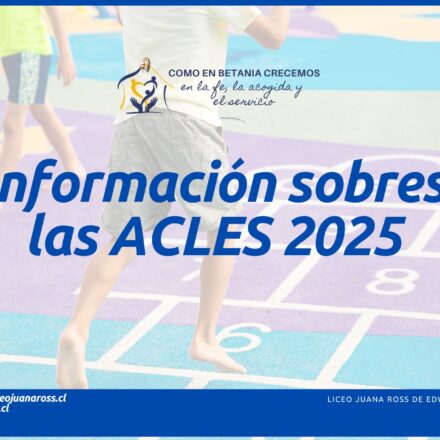 Información sobre las ACLEs 2025