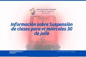 Suspensión de Clases – LJR