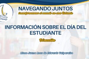 Información sobre el día del estudiante 2026- LJR